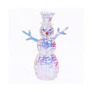 Magical Snowman Lighted LED Winter Holiday Yard Decoration
