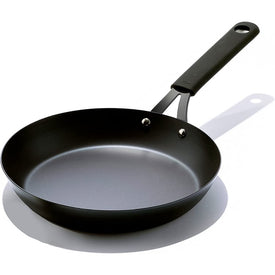 Obsidian Carbon Steel 10" Open Fry Pan with Silicone Sleeve