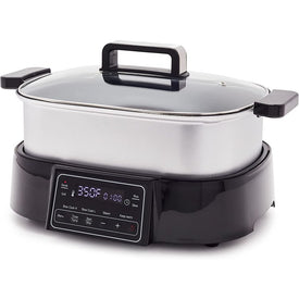Bistro Multi-Function Electric Skillet - Stainless Steel