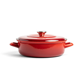 4-Quart 1873 Enameled Iron Dutch Oven - Foundry Red