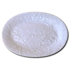 Oliveira Oval Platter - White