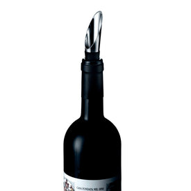 Grand Cru 3.1" Barware Wine Pourer - Black/Steel