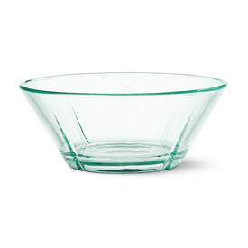 Grand Cru 5.9" Recycled Glass Bowls Set of 2 - Clear Green
