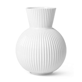Lyngby Tura 13.4" Vase - White