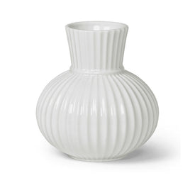 Lyngby Tura 5.7" Vase - White