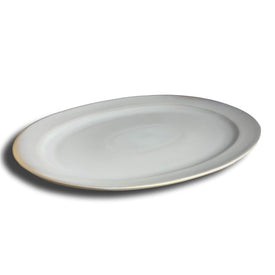 Rhapsody Oval Platter - Light Gray