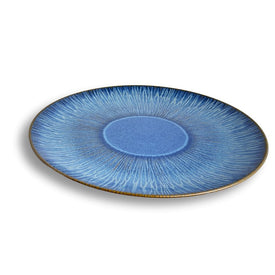 Stillwater Round Serving Platter - Dark Blue