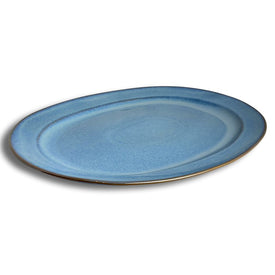 Stillwater Oval Platter - Dark Blue