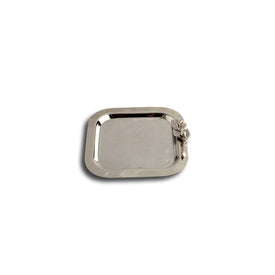 Oliveira 6.5" Square Tray - Silver