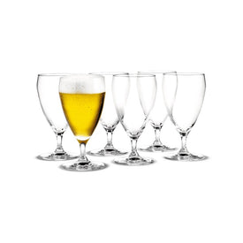 Perfection 14.9 Oz Beer Glasses Set of 6 - Clear
