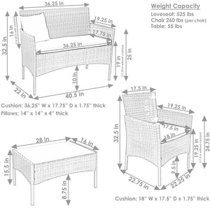 VQN-950 Outdoor/Patio Furniture/Patio Conversation Sets