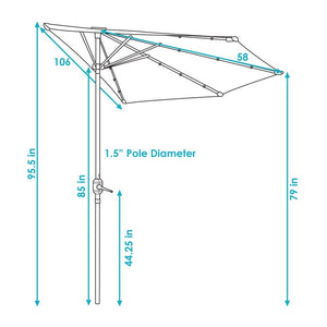 ECG-165 Outdoor/Outdoor Shade/Patio Umbrellas