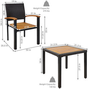 GF-291-307 Outdoor/Patio Furniture/Patio Dining Sets