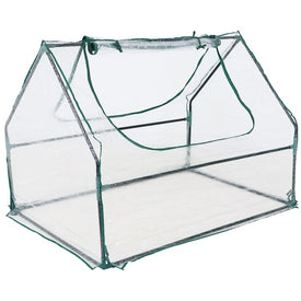 4' x 3' Mini Greenhouse with Two Zippered Side Doors - Clear