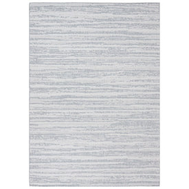 Artistic Storms 8' x 10' Outdoor Patio Aria Rug - Iced Silver