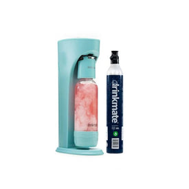 OmniFizz Sparkling Water/Soda Maker with 60-Liter CO2 Cylinder - Arctic Blue