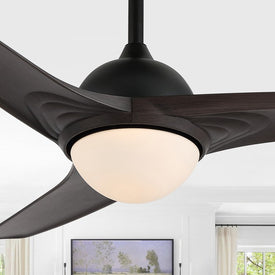 Sully 52" Three-Blade Single-Light LED Ceiling Fan