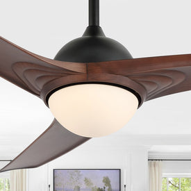 Sully 52" Three-Blade Single-Light LED Ceiling Fan