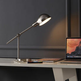 Curtis Adjustable LED Task Lamp with USB Charging Port