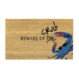 Beware Of Crab 18" x 30" Doormat