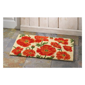 Red Poppies 18" x 30" Doormat
