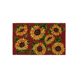 Sunflower Vintage Rust 18" x 30" Doormat