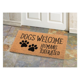 Dogs Welcome 18" x 30" Doormat