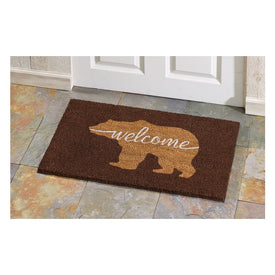 Bear Welcome 18" x 30" Doormat