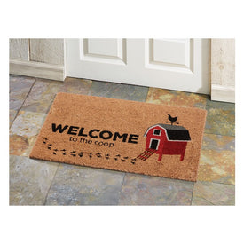 Welcome To The Coop 18" x 30" Doormat