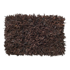 27" x 45" Shag Runner Rug - Chocolate