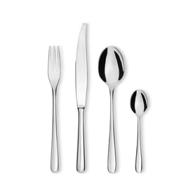 Caccia 24-Piece 18/10 Stainless Steel Flatware Set, Service for 6