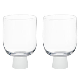 Oslo Double Old Fashioned Tumblers Set of 2 - Frost