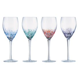 Speckle Wine Glasses Set of 4
