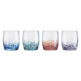 Speckle Double Old Fashioned Tumblers Set of 4