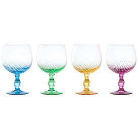 Contemporary Gin Glasses Set of 4