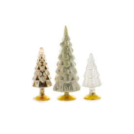Hue Small Neutral Christmas Tree Tabletop Decorations Set of 3