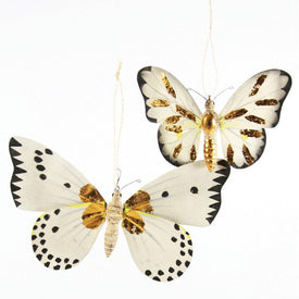 Enchanted Moth and Mushroom Ornament Set of 4