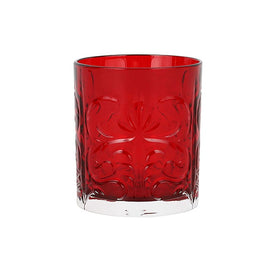 Barocco Ruby Double Old Fashioned Glass