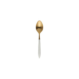 Ares Oro & White Demitasse Spoon