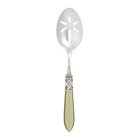 Aladdin Antique Chartreuse Slotted Serving Spoon