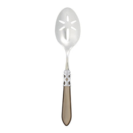Aladdin Brilliant Taupe Slotted Serving Spoon