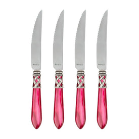 Aladdin Antique Raspberry Steak Knives Set of 4