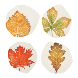 Autunno Assorted Salad Plates Set of 4