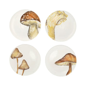 Autunno Assorted Mushroom Canape Plates Set of 4
