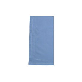 Cotone Linens Cornflower Blue Napkins with Double Stitching Set of 4