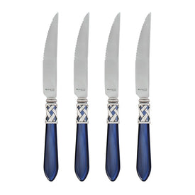 Aladdin Antique Blue Steak Knives Set of 4