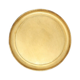 Florentine Wooden Accessories Gold Small Round Tray