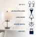 JYL4058A-SET2 Lighting/Lamps/Table Lamps