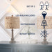 JYL4052A-SET2 Lighting/Lamps/Table Lamps
