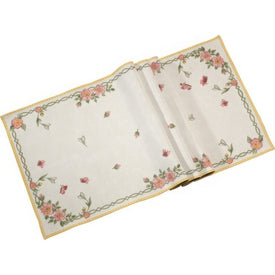 Spring Fantasy Embroidered XL Table Runner - New Flowers